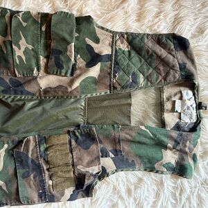 Camo Utility Vest - Green Woodland Camouflage